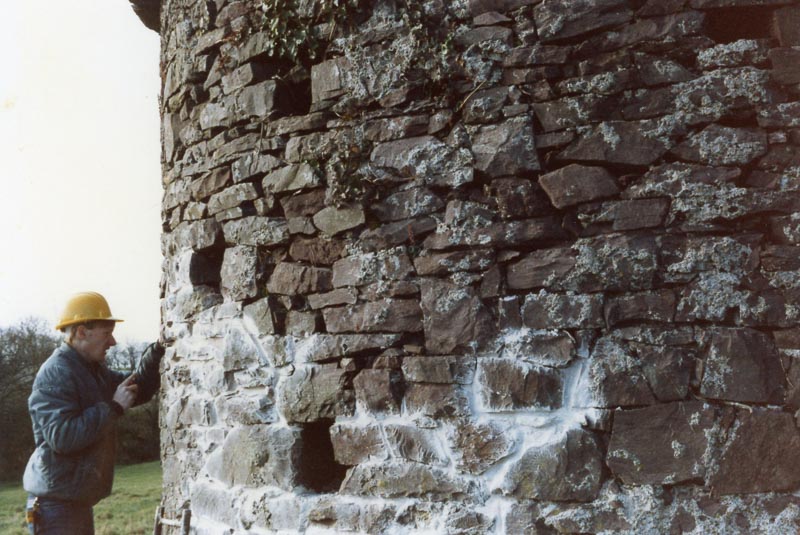 Repointing work in 1986