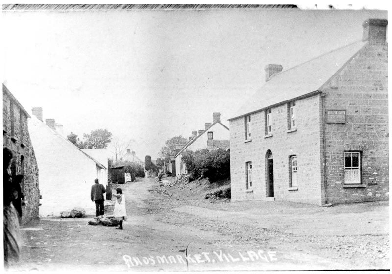 Rosemarket, looking toward West Street c1900. Note the New Inn pub on the right.