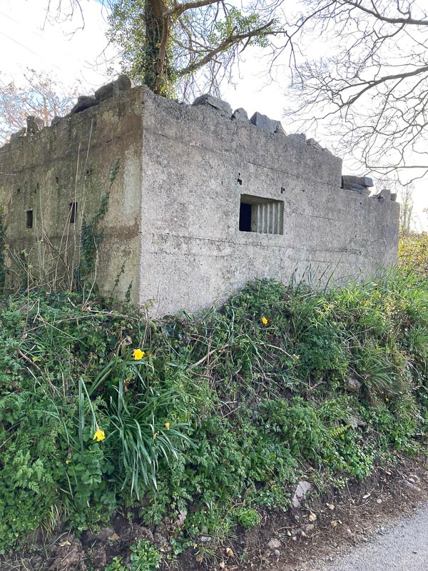 Pill Box / Look Out post, eastern outskirts of Rosemarket